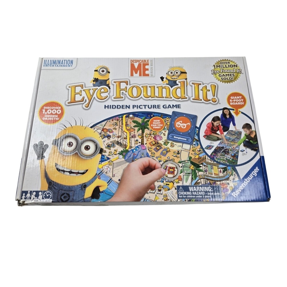 Eye Found It! Despicable Me Board Game Ravensburger Hidden Picture Minions